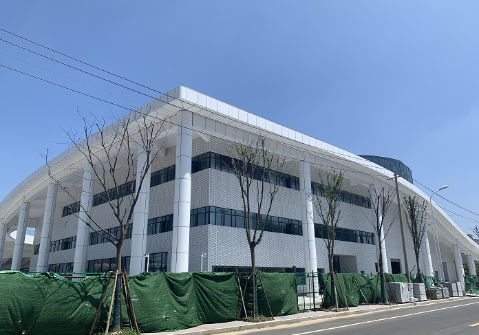 射陽雜技藝術中心項目自動消防水炮調試完成